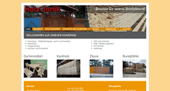 Desktop Screenshot of holz-janik.de